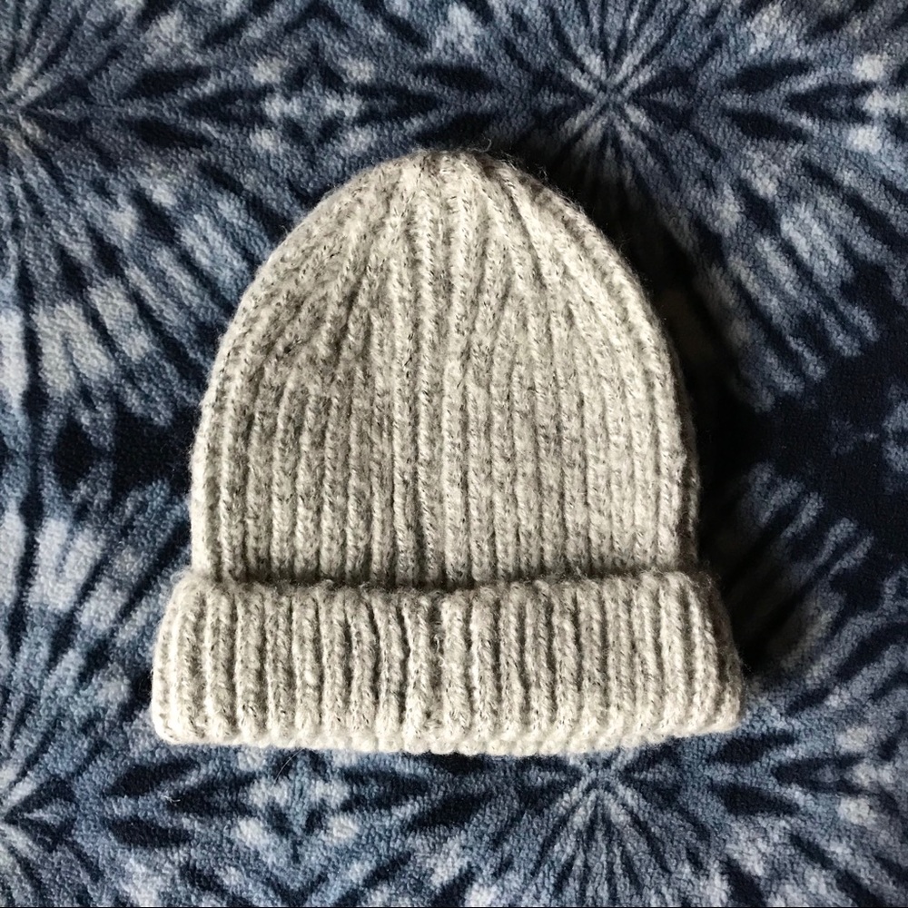 Gray Knit Beanie
